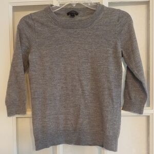 J. Crew 100% merino wool fitted Gray Women's Sweater